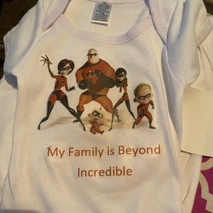 incredibles baby onesie